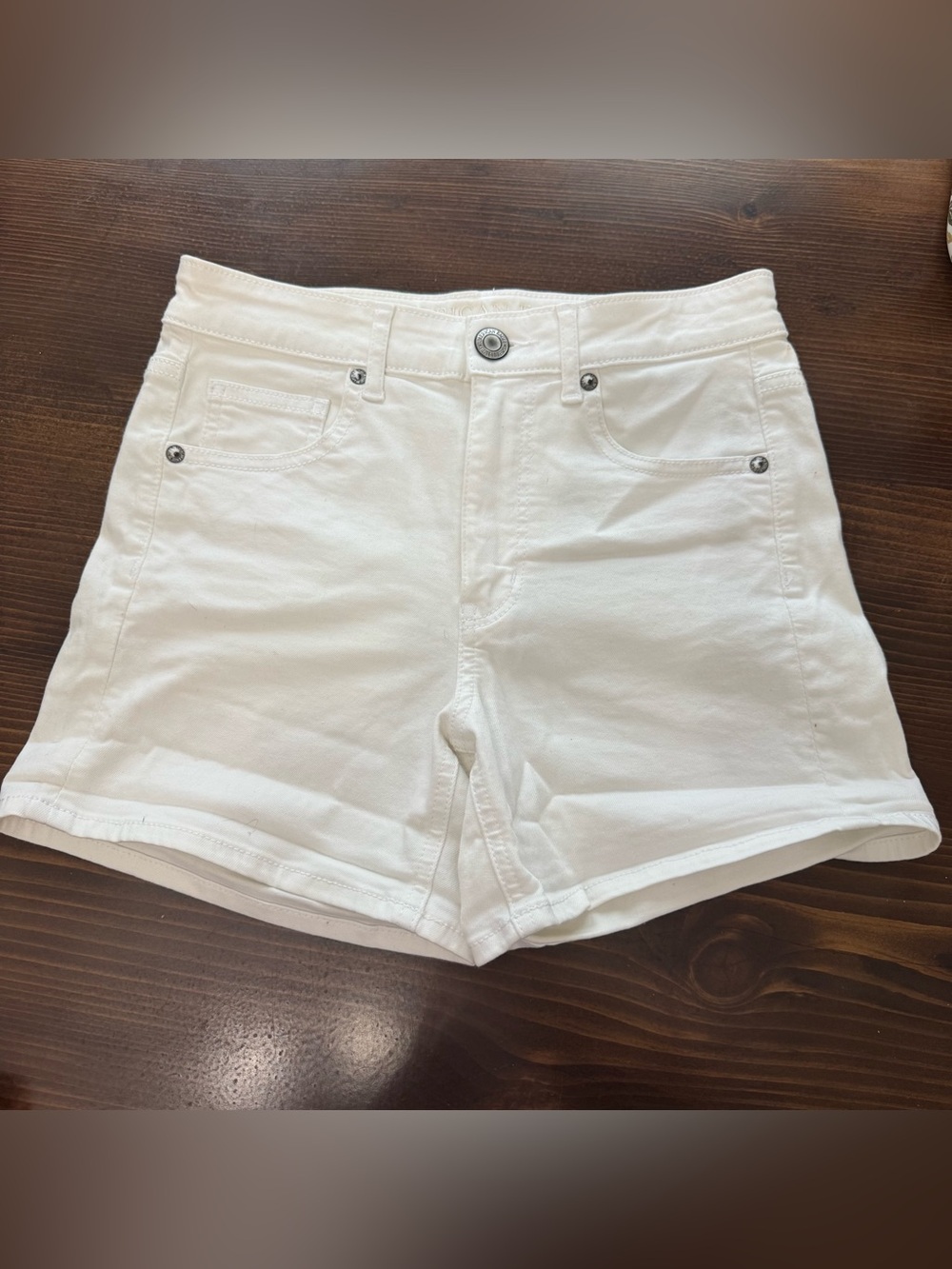 American eagle super high rise shortie Jean shorts. Super stretch size 2.